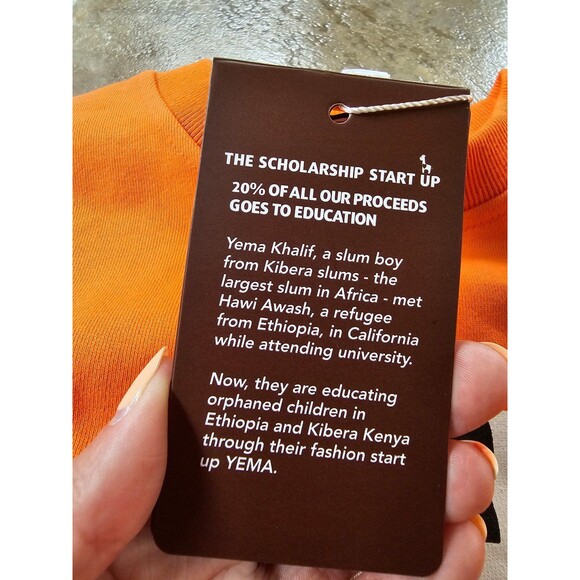 NWT Yema GJH Crop Top in Maasai Mara Women's S Crewneck - Picture 8 of 8